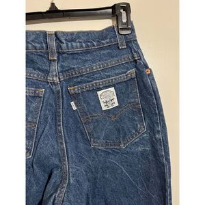 Vintage 70s 80s Levi's White Patch Jeans High Waisted USA Made Size 26